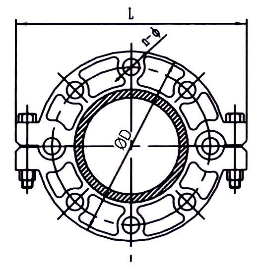 Фланец БРС накидной разъемный