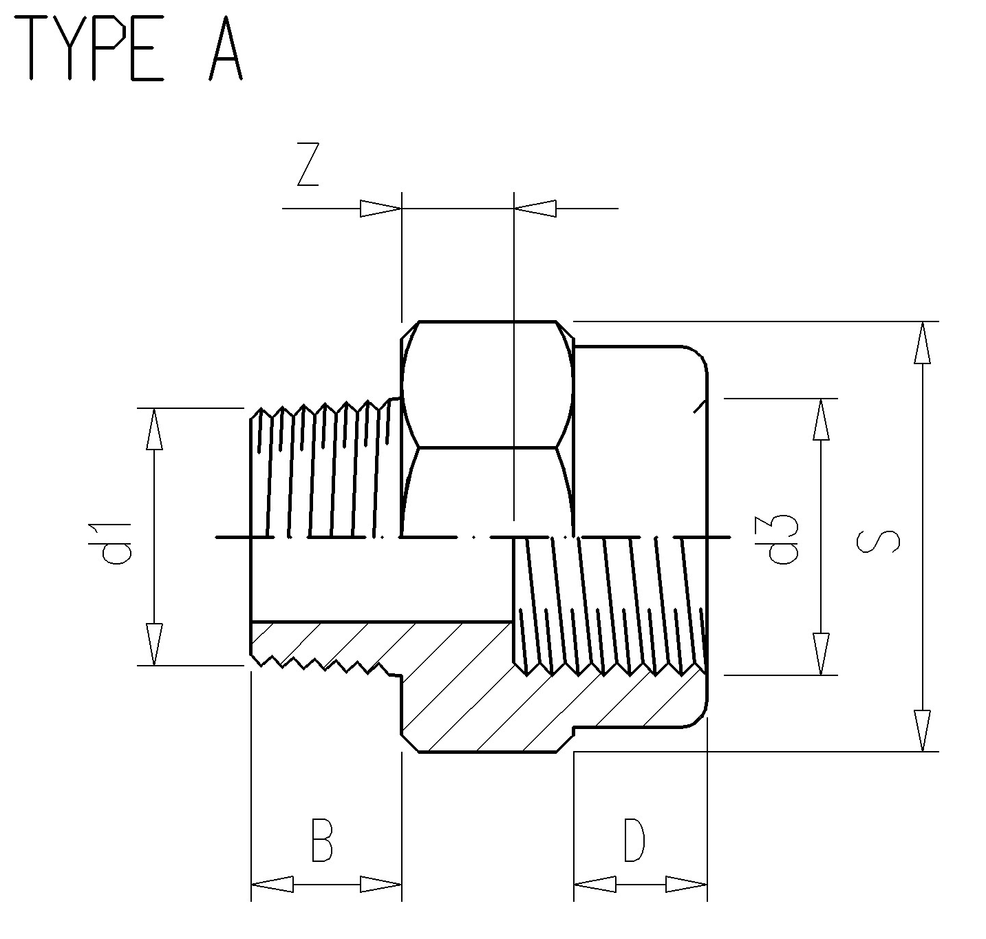 3.28 Муфта PVC-U переходная вн - нар резьба