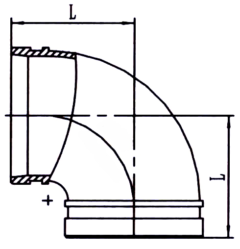 Угольник 90* БРС