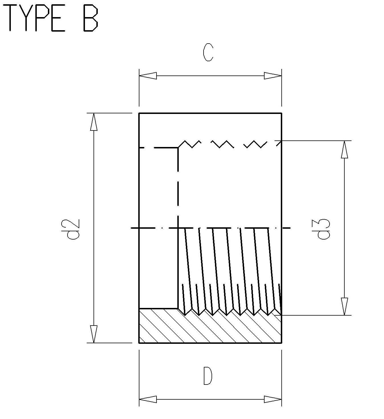 3.10 Втулка PVC-U внутренняя резьба