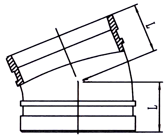 Отвод 22* БРС