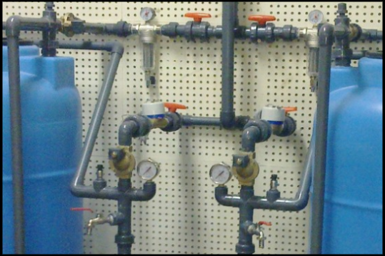 Запорная арматура ПВХ в системах очистки воды