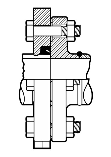 Фланец БРС накидной разъемный